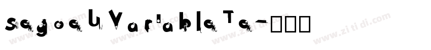 Segoe U Variable Te字体转换